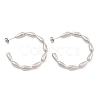 304 Stainless Steel Teardrop Stud Earrings for Women EJEW-C120-20P-1