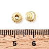 Corrugated Round Brass Beads KK-H520-02D-G-2