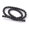 Natural Obsidian Beads Strands G-G099-6mm-24-2