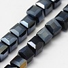 Electroplate Glass Bead Strands EGLA-J028-6x6mm-AB12-3