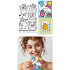 Custom Summer Theme PVC Plastic Clear Stamps DIY-WH0631-0731-9