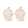 Animal Forest Theme Zinc Alloy Enamel Pendants FIND-Z065-01D-1