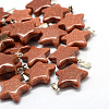 Star Natural & Synthetic Mixed Stone Pendants G-Q367-M-2