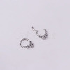316L Stainless Steel Spider Web Hoop Nose Rings WG66A6F-01-3