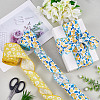 2 Rolls Burlap Ribbons SRIB-WH20009-007-4