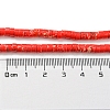 Synthetic Imperial Jasper Dyed Beads Strands G-D077-D01-02I-5