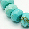 Natural Howlite Beads Strands TURQ-P027-53-1