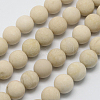 Natural Fossil Beads Strands X-G-D694-8mm-2