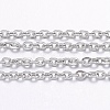 Tarnish Resistant 304 Stainless Steel Cable Chains CHS-H017-01P-20M-1
