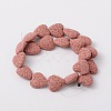 Synthetic Lava Rock Bead Strands G-N0114-19-2