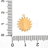 Natural Tiger Eye Sun Charms STAS-I331-30G-3