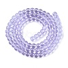 Transparent Glass Beads Strands GLAA-T032-T4mm-01-3