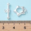 925 Sterling Silver Toggle Clasps STER-D005-06S-4