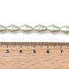Electroplate Opaque Glass Imitation Pearl Bead Strands EGLA-H113-05C-4