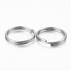 Tarnish Resistant 304 Stainless Steel Split Rings X-STAS-H413-07P-D-2