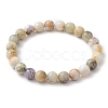 Natural Opal Round Beaded Stretch Bracelets BJEW-TA00474-1