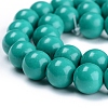 Dyed Natural Mashan Jade Beads Strands X-DJDA-E266-6mm-01-3