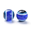 Round Evil Eye Resin Beads X-RESI-R159-12mm-08-4