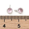 Brass Pave Cubic Zirconia Pendants KK-H204-03S-04-3