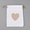 Jute Blank DIY Craft Drawstring Bag CW-TAC0001-09B-1