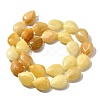Natural Topaz Jade Beads Strands G-P561-B04-01-3