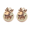 Christmas Theme Alloy Enamel Pendants LS-ENAM-T020-10M-2