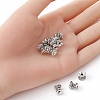 Tibetan Style Alloy Bead Cones TIBEB-YW0001-08-5