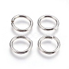 Tarnish Resistant 304 Stainless Steel Saw Cut Open Jump Rings STAS-P212-25P-15-1