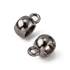 Tibetan Style Alloy Tube Bails LS-TIBEP-LFH251Y-B-FF-5