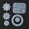 DIY Sun & Moon & Star Wind Chime Making Kits DIY-P028-20-3
