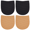 2 Pairs 2 Colors Anti Skid Rubber Shoes Bottom DIY-CN0003-81-1