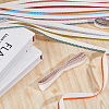 12Pcs 12 Colors Polyester Book Headbands OCOR-FH0001-36-4