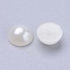 Half Round Domed Imitated Pearl Acrylic Cabochons OACR-H001-10-2