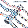 35 Yards 7 Patterns Polyester Ribbon OCOR-GA0001-17-2