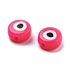 Opaque Printed Acrylic Beads OACR-G038-04C-2