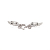 Men's Crystal Wings Scarf Collar Brooch Lapel Pin JEWB-WH0022-22B-3