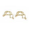 Eco-Friendly Rack Plating Brass Pendants KK-F845-10G-1