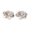 6-Petal Brass Bead Caps KK-I669-06P-2