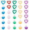 2000Pcs 10 Styles Handmade Polymer Clay Cabochons CLAY-SC0001-14-1