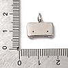 Brass Micro Pave Cubic Zirconia Pendants KK-P308-35P-3