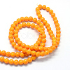 Baking Paint Glass Round Bead Strands DGLA-Q020-10mm-12-3