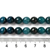 Dyed & Heated Natural Dragon Veins Agate Beads Strands G-P539-A01-28-5