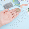 1050Pcs 7 Styles 304 Stainless Steel Jump Rings STAS-BBC0010-05-3