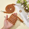 2Pcs Imitation Leather Twist Knitting Cord Mobile Straps FIND-CP0003-73A-3