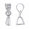 Brass Ice Pick Pinch Bails KK-E143-S-1