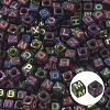 DIY 6mm Cube Bead Stretch Bracelet Kits for Children's Day DIY-YW0001-82-7