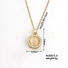 Simple and Versatile Brass Pendant Necklacs DU3795-4-1