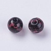 Handmade Silver Foil Lampwork Beads LAMP-J089-Q04-2