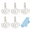 5Pcs 925 Sterling Silver Charms STER-ME0001-49-1
