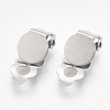 Tarnish Resistant 304 Stainless Steel Clip-on Earring Findings STAS-T045-33A-P-1